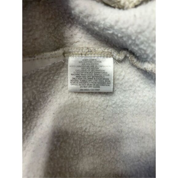 Old Navy Girls Hooded fleece lined Jacket zip toggle buttons size X-Large - Picture 5 of 5